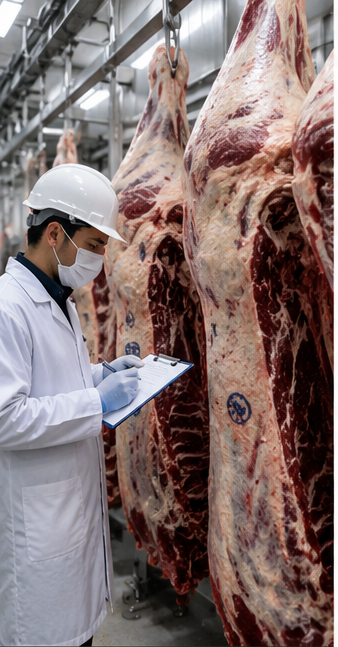 Receiving and inspection of livestock at PurePak facility
